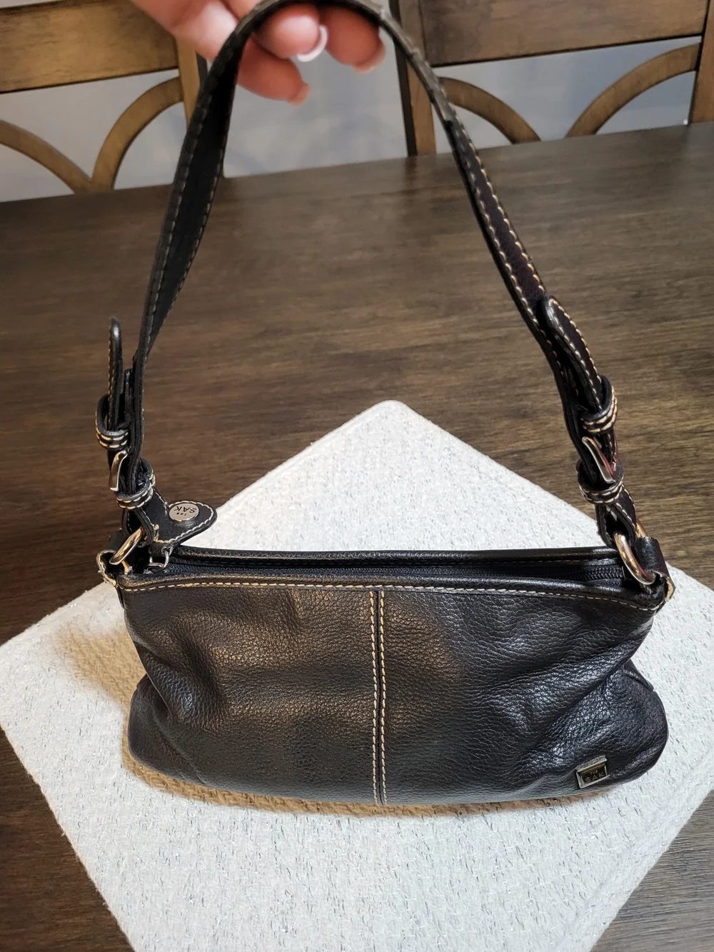 The Sak Black Leather Shoulder Bag - Handbag